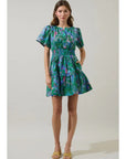 Ava Floral Smocked Mini Dress