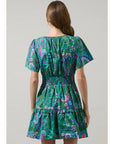 Ava Floral Smocked Mini Dress
