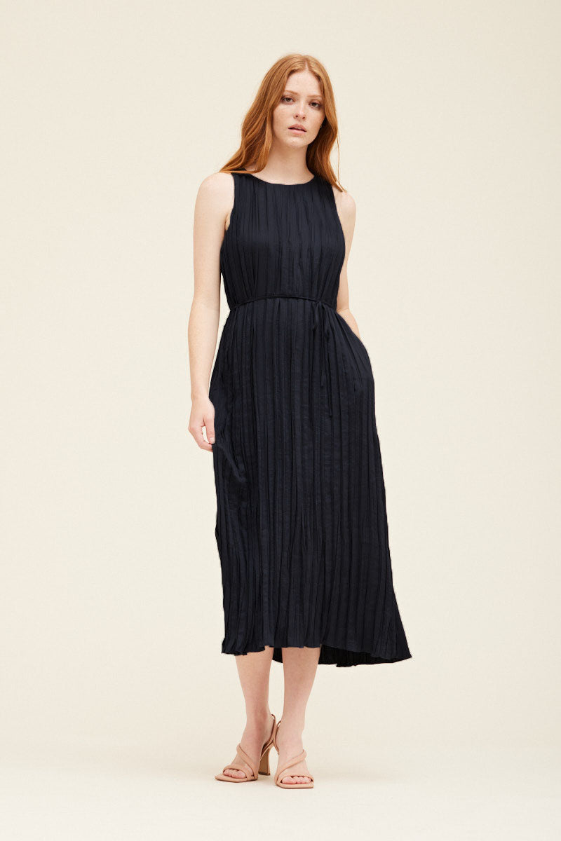 heather midi dress Heather Pleated Midi Dress – FR & Company