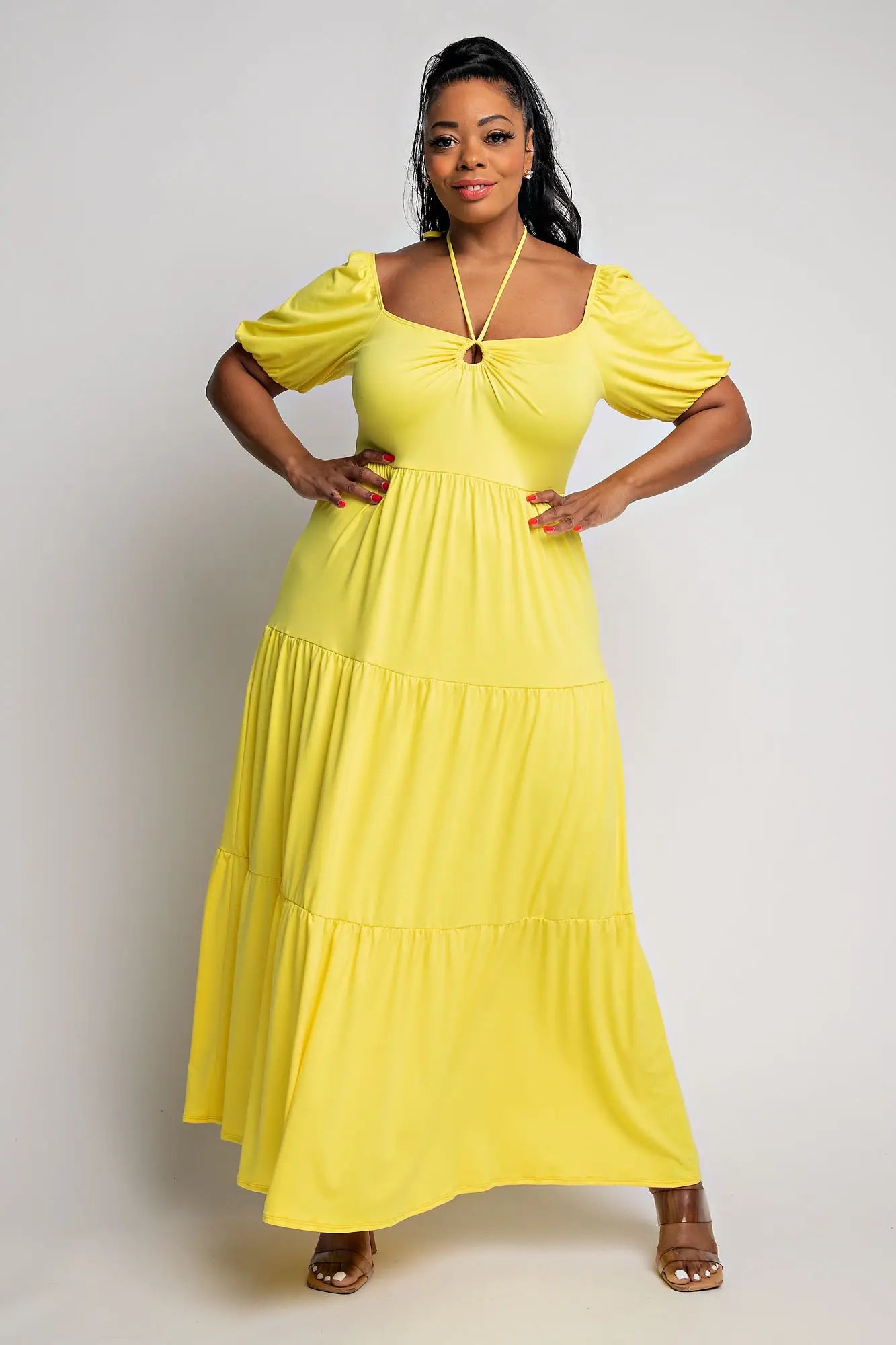 Affordable plus size maxi dresses clearance