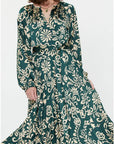 Amelia Pleated Long Dress