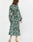 Amelia Pleated Long Dress