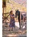 Dreamy Jacquard Floral Midi Dress with Statement Sleeves