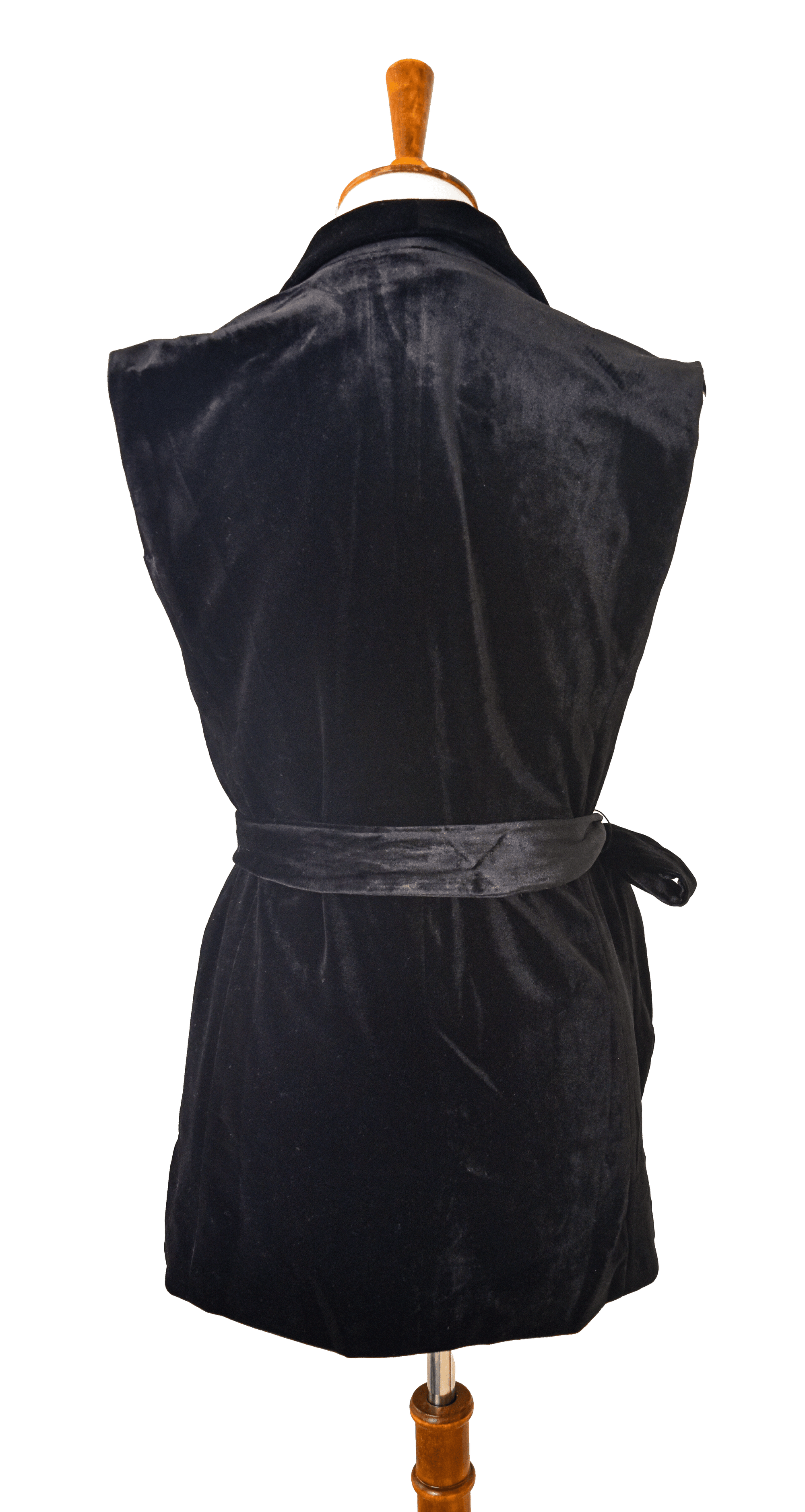 Nora Velvet Vest with Tie