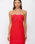 Hailey Halter Neck Mini Dress