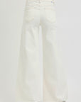 High Rise Wide Leg Denim - Plus Size
