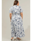 Remi Toile Poplin Maxi Dress - Plus Size