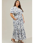 Remi Toile Poplin Maxi Dress - Plus Size