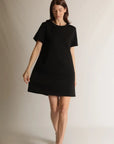 Luxe Short Sleeve Dress