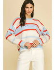 Stevie Striped Crew Neck Sweater