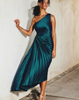 Paulina Pleated Maxi Dress