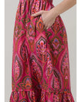 Amelia Floral Poplin Maxi Dress