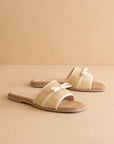 Andie Raffia Slide