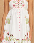 Pip Palm Babydoll Mini Dress
