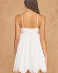 Pip Palm Babydoll Mini Dress