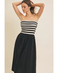 Bailey Strapless Midi Dress