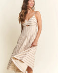 Bianca Striped Midi Dress