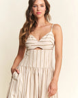 Bianca Striped Midi Dress