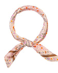 Emmy Floral Paisley Satin Square Scarf
