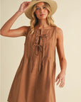 Bella Linen Mini Dress