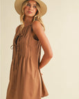Bella Linen Mini Dress