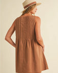 Bella Linen Mini Dress