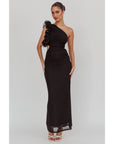 Gabby One Shoulder Mesh Maxi Dress
