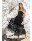 Bellagio Eyelet Lace Midi Dress