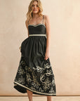 Mora Embroidered Detail Maxi Dress