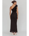 Gabby One Shoulder Mesh Maxi Dress