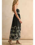 Mora Embroidered Detail Maxi Dress