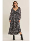 Ruby Floral Midi Dress