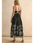 Mora Embroidered Detail Maxi Dress