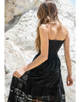 Bellagio Eyelet Lace Midi Dress