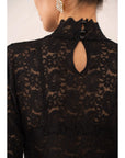 Heidi High-Neck Lace Blouse