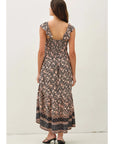 Tessa Tie Front Maxi Dress