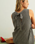 Gianna Gingham Mini Dress