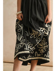 Mora Embroidered Detail Maxi Dress
