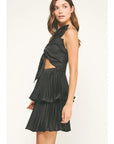 Flora Satin Mini Dress