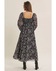 Ruby Floral Midi Dress