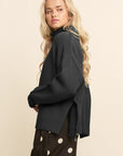 Sylvia High Neck Loose Fit Sweater