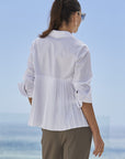 Blaire Pleated Back Blouse