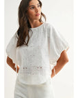 Emma White Cotton Blouse