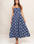 Christine Textured Woven Midi Dress