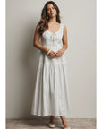 Verona Lace-Up Maxi Dress
