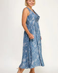 Sasha Sleeveless Midi Dress - Plus Size