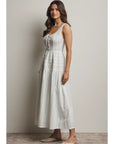 Verona Lace-Up Maxi Dress