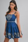 Camille Embroidery Mini Dress