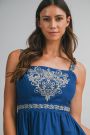 Camille Embroidery Mini Dress