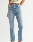 Slim Cropped Bootcut Denim